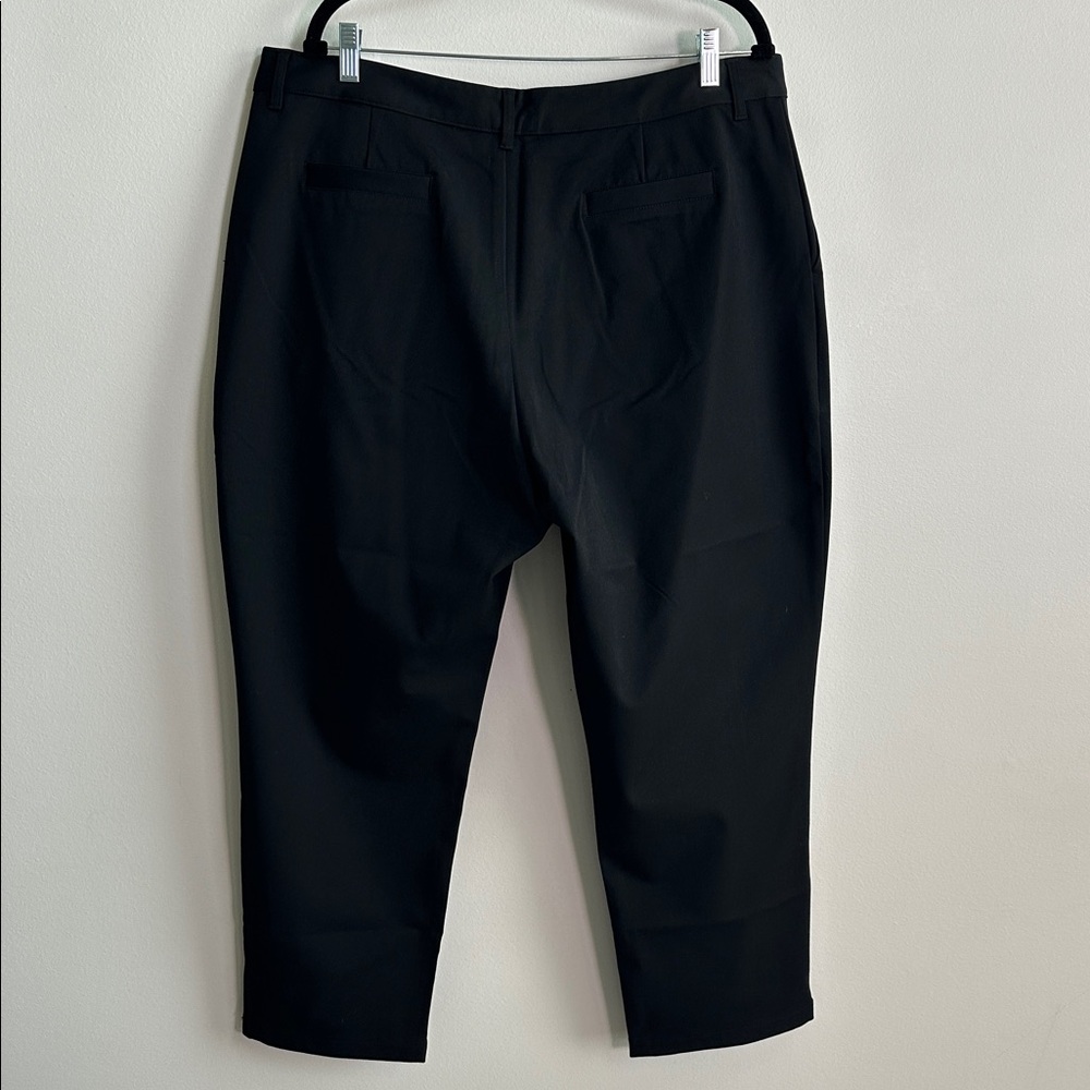 Nwt Disturbia High Rise Embroidered Tapered Tailored Trousers Dark Goth 16 Black - Picture 4 of 10